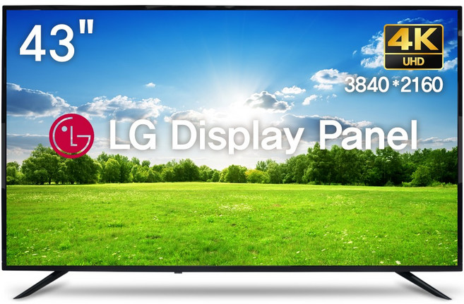 위드라이프 43인치 4K UHD TV 엘지정품패널 에너지1등급 고화질티비, 109cm/43인치, 43UHD, 스탠드형, 고객직접설치