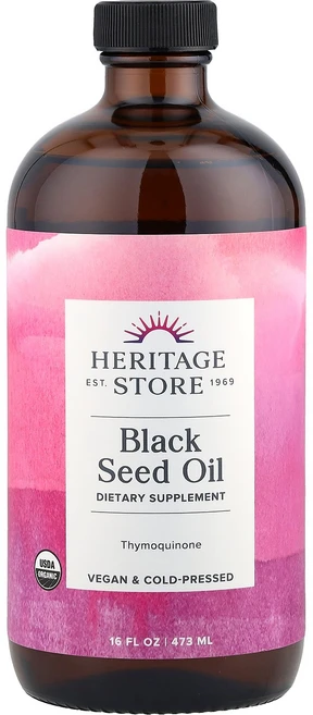 해리티지스토어 블랙씨드오일 473ml, 헤리티지 스토어 106772 블랙 씨드 오일 473ml, 1개 - 쿠팡
