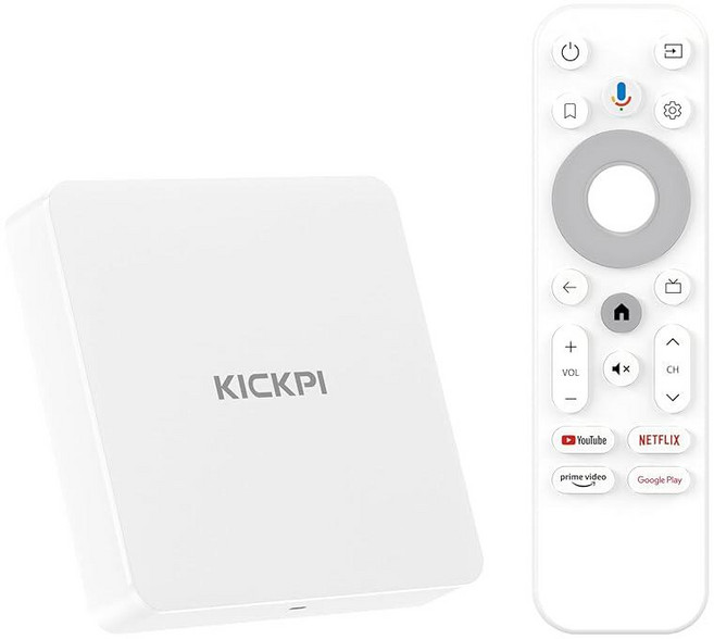 안드로이드 11.0 TV 박스 KP1 구글 인증 TV 박스(4K) 2GB RAM 32GB ROM 음성 검색 포함 - 크롬캐스트 및 돌비 오디오 지원 블루투스5.0 스마트 박, 안드로이드 11.0 TV 박스, KP1 구글 인증 박스