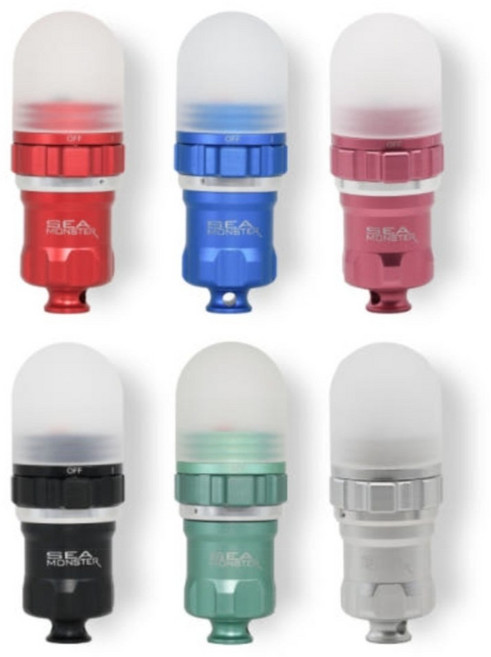 SEAMONSTER 씨몬스터 시그널 레스큐 라이트 미니 LED 스트로브 해루질랜턴 수중랜턴, 실버