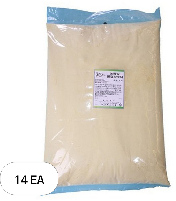 뫼루니식품 노랑빛 물결파우다, 5kg, 14개