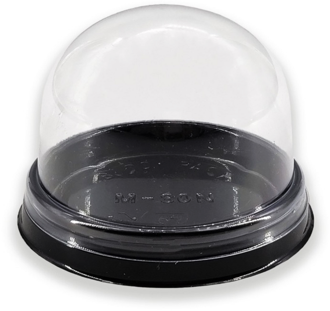 아이노 두쫀쿠 용기 케이스 50구 두바이쫀득쿠키 상자 모찌 찹쌀떡 포장 카페 업소용 투명 양갱, 50개, 블랙