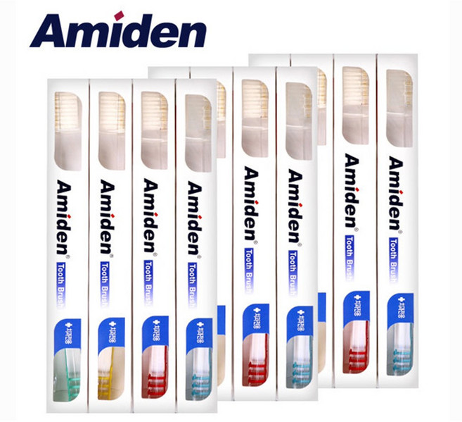 [치과전용] 이중슬림모 프라임 성인 고급 칫솔 중학생 고등학생 추천, 1개, 6개입