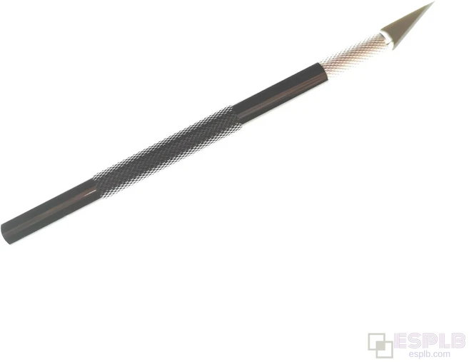 ESPLB 다채로운 금속 메스 칼 미끄럼 방지 커터 조각 공예 추가 # 휴대폰용 블레이드 11개, 07 Black