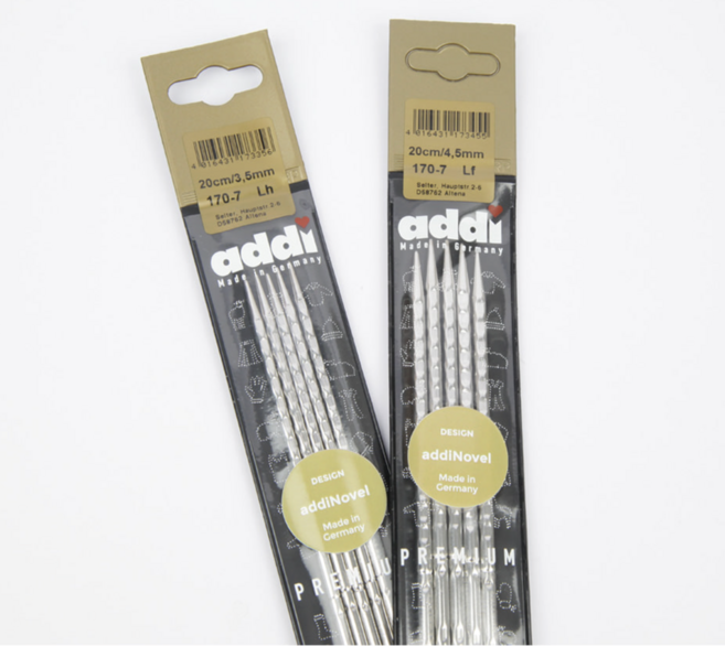 독일 아디 Addi 20cm 5 pcs 양말바늘 장갑바늘 뜨게바늘 170-7, 1개