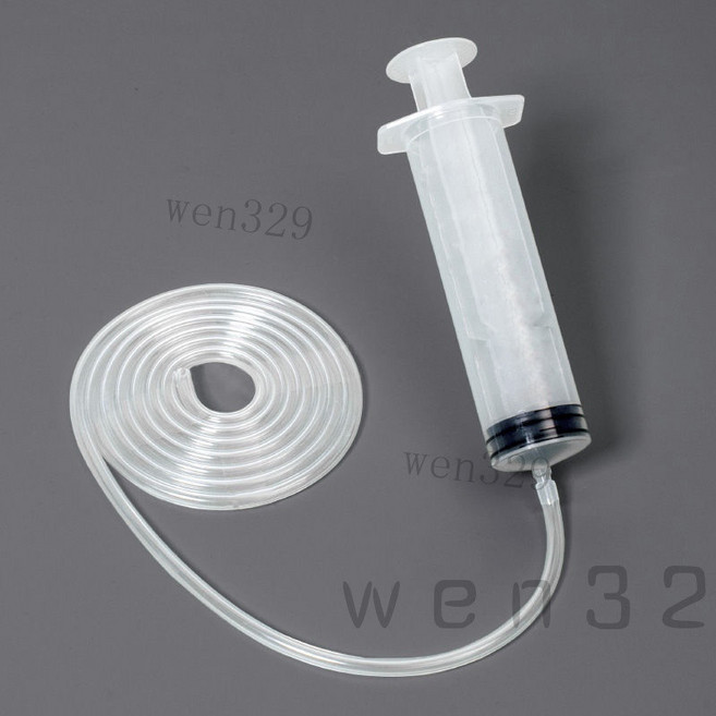 冷氣排水管疏通器 空調疏通器 冷氣排水器 通冷氣排水管 冷氣通管神器 排水管阻塞通排水管工具, 100毫升針管+軟管