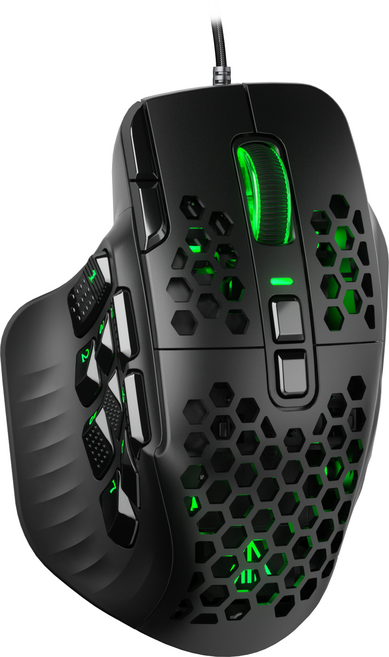 SOLAKAKA 무선 블루투스 게이밍 마우스, 유선 블랙, SM809