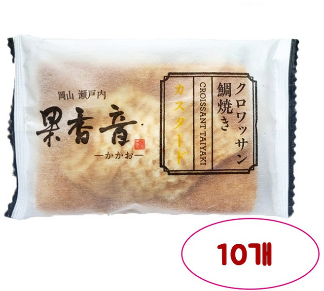 [임박특가] 카카오 크로와상 타이야키 카스타드향 80g 10개 일본붕어빵 2026.05.19.까지