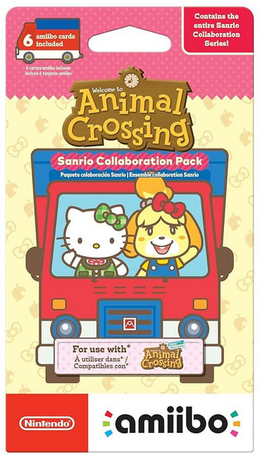Nintendo Amiibo Animal Crossing New Horizon Sanrio Collaboration Exclusive Pack - 6 Cards [video g, Nintendo Amiibo Animal Crossin