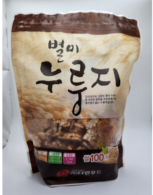 [주식회사 유일유통] 다원푸드 별미누룽지 600g 8봉, 8개