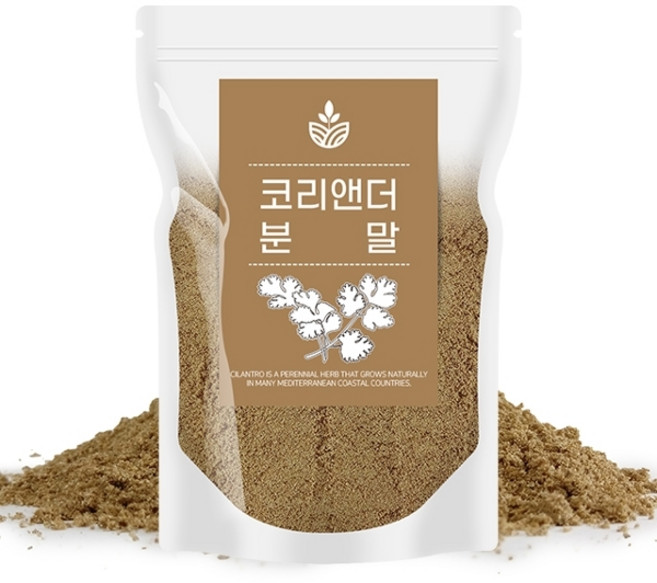 코리앤더 분말 가루 고수씨 가루 코리앤더 코리안더 500g, 없음, 1개