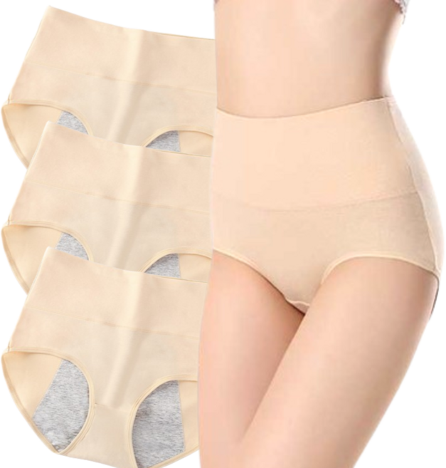 아로하블루 면 위생팬티 3종세트 하이웨스트