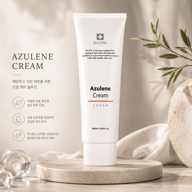 [Dr.CPU] 리뉴얼 닥터씨피유 아줄렌 크림 250ml, 1개