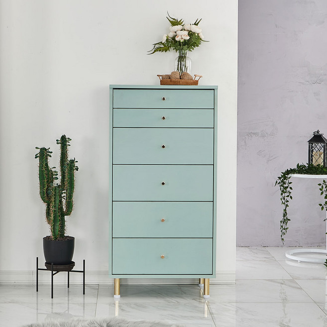 우드팜 비바 아기옷장 아이방 키즈 유아 어린이 옷 서랍 수납 베이비장 세트, 민트, 1. 비바 600서랍장