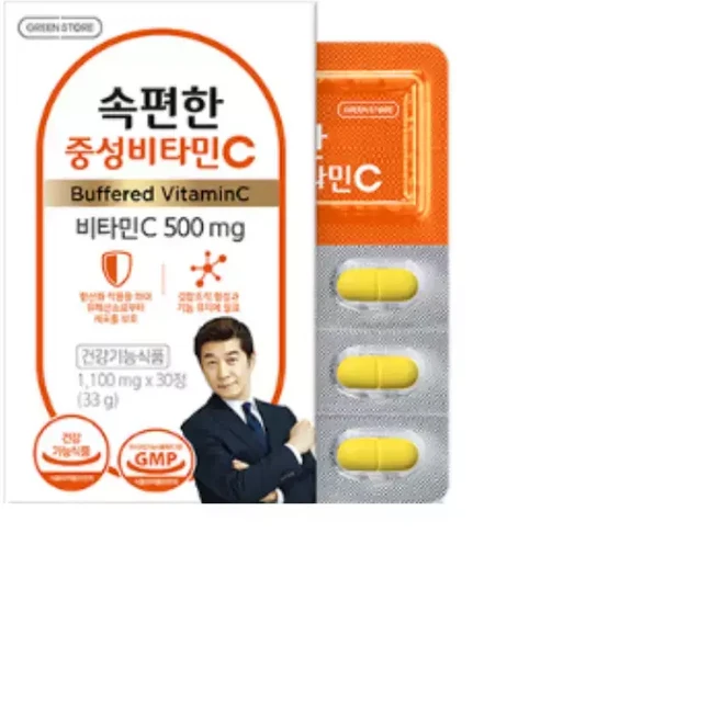 그린스토어 속편한 중성 비타민C 영양제 선물 30정, 1개