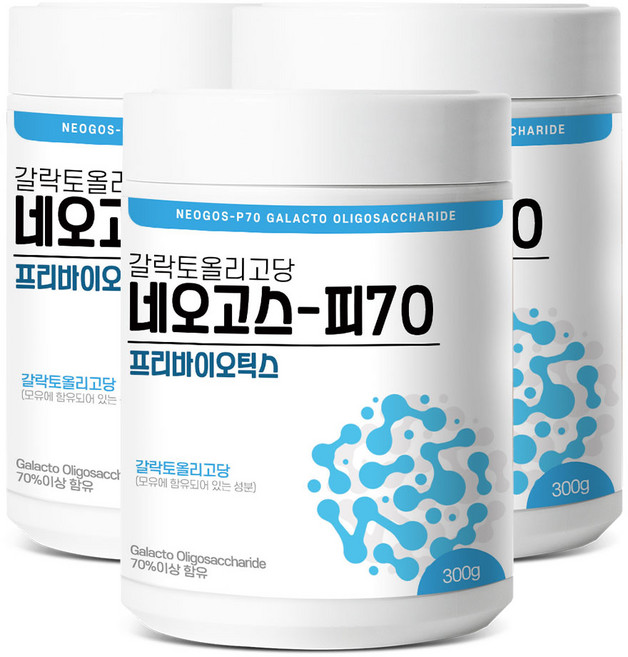 케이웰니스 마더스올리고 프리바이오틱스 갈락토올리고당 네오고스-P 300g, 3개