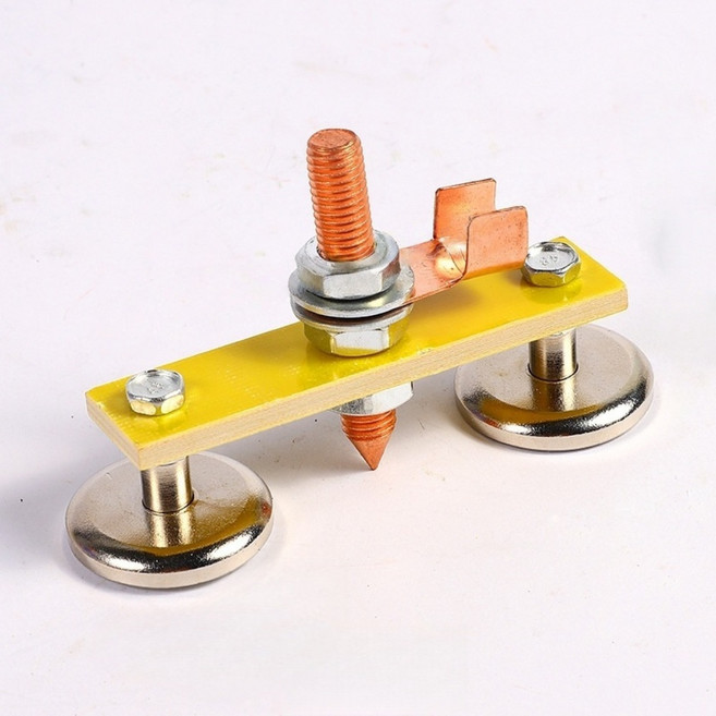 강력 자석 용접 접지 도구 양면형 1개, 1세트, 양면형 용접접지도구