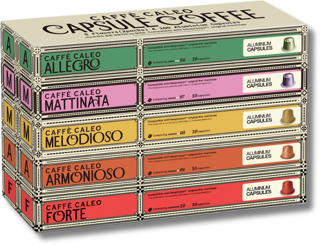 칼레오 캡슐 커피 100개입 (네스프레소 호환)
