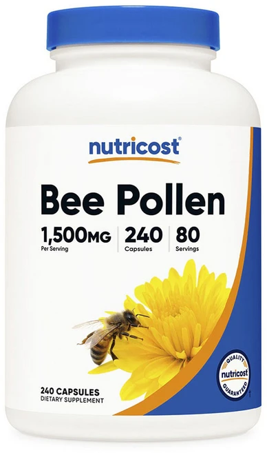 뉴트리코스트 벌 화분 파우더 캡슐, 1개, 240정 - 쿠팡