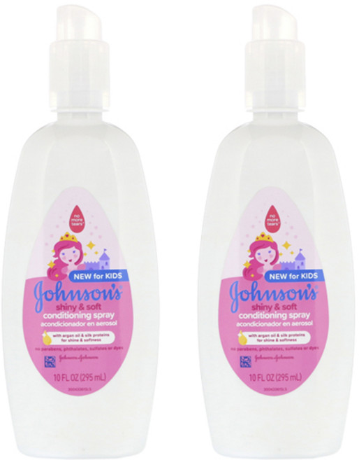 존슨즈베이비 키즈 샤이니 & 소프트 컨디셔닝 스프레이, 2개