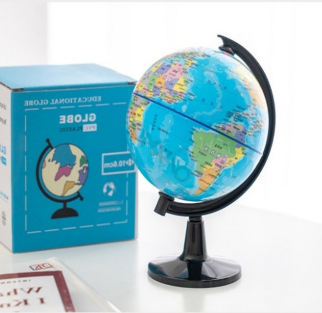 드리오샵 민화샵 미니 지구본 (받침대포함) 학습교구