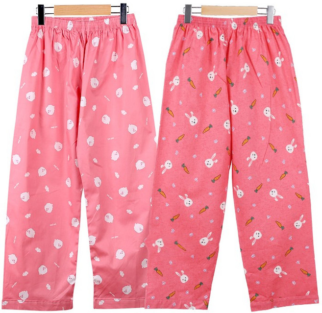 예스플러스 국산 특면 9부파자마 2P 세트_캐릭터 4종