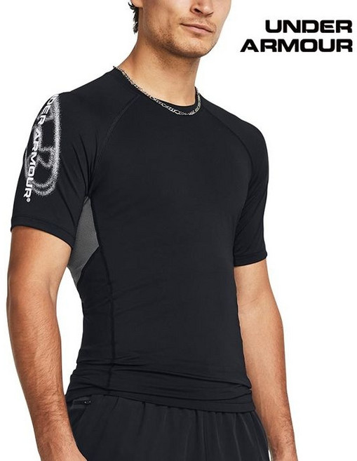 언더아머 UNDERARMOUR 남성 UA 히트기어 벤트 컴프레션 1383331-001 381048