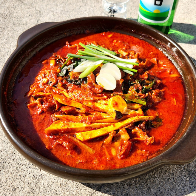 국내산 선산 곱창전골 칼칼한 돼지곱창전골 사골육수포함 500g 모아루 곱창전골, 1개