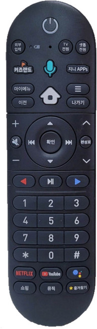 KT olleh 올레TV 지니TV 셋톱박스 1 2 3 A 호환 통합 리모컨 벌크