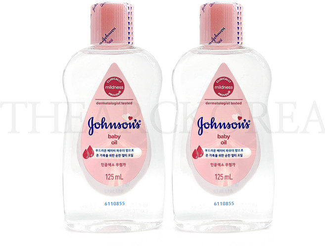 존슨즈베이비 오일, 125ml, 2개