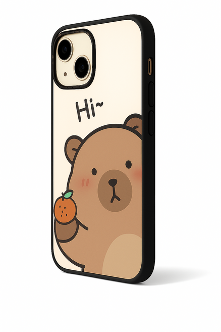 NEW 2025 카피바라 아이폰용 풀커버 휴대폰 범퍼 케이스