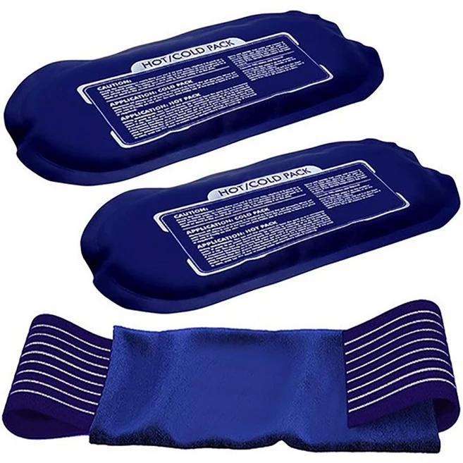 ALLILIO 냉온찜질팩 커버세트 다용도 냉찜질팩 아이스 찜질 팩 고정 밴드 스트랩, 1개 - 쿠팡