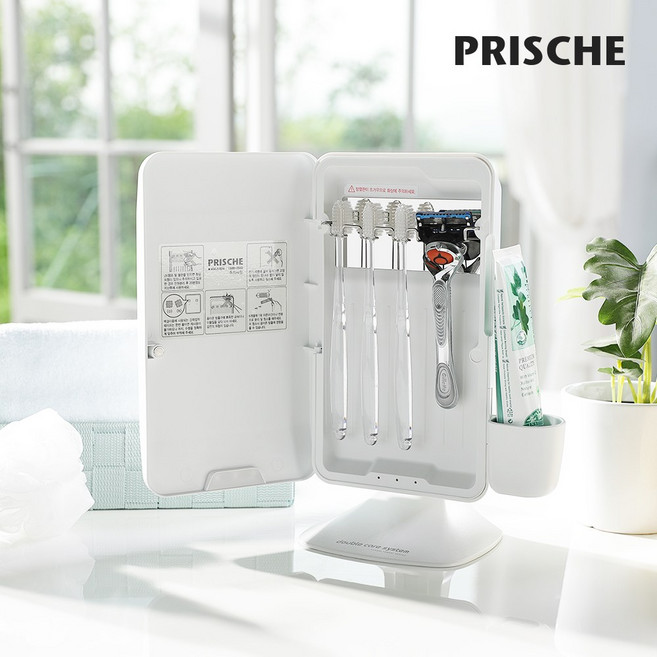 프리쉐 더블케어 칫솔 살균기, PA-TS1000, 화이트