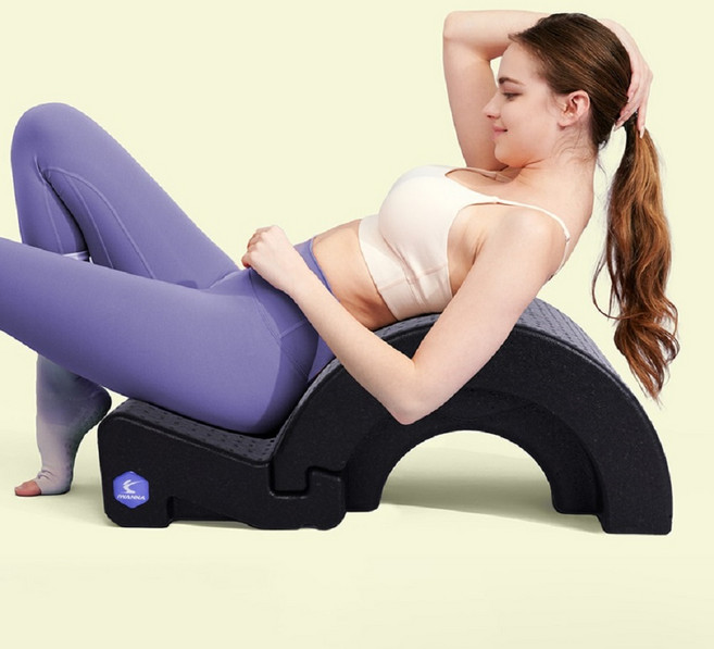 아이워너 EPP 스파인코렉터 스트레칭 요가 필라테스 홈트레이닝, 블랙