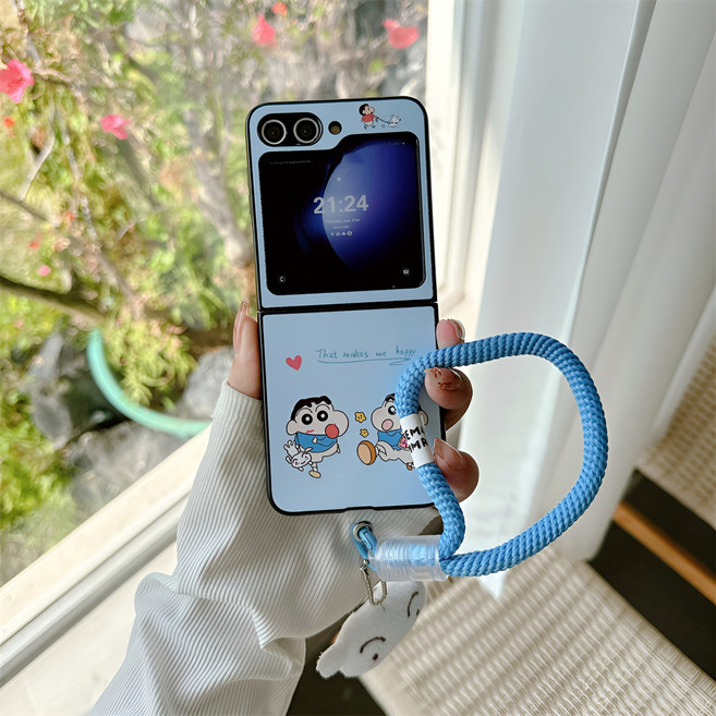 삼성 갤럭시z플립5 z플립6 z플립7 pc 캐릭터 보이 핸드폰케이스