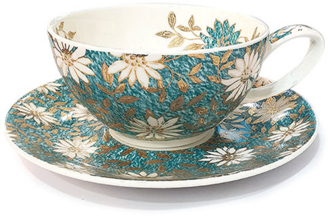 [포트메리온 매장] 두눈 영국 본차이나 티포원 커피잔 Nuovo 1인조, 1개