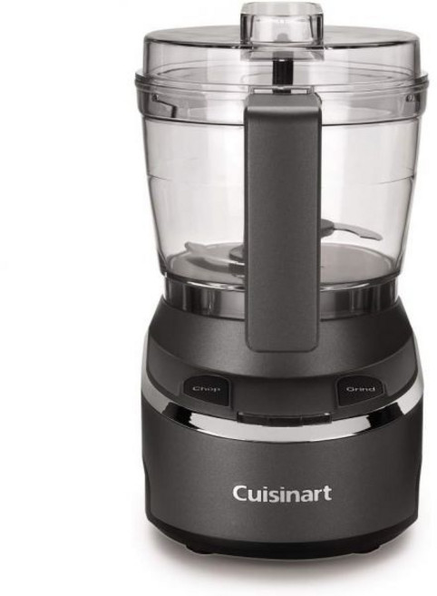 쿠진아트 미니 푸드 프로세서 및 다지기 야채 고기 등을 위한 소형 스탠드 믹서 4컵 전기 검정 RMC-100, Mini-Chopper