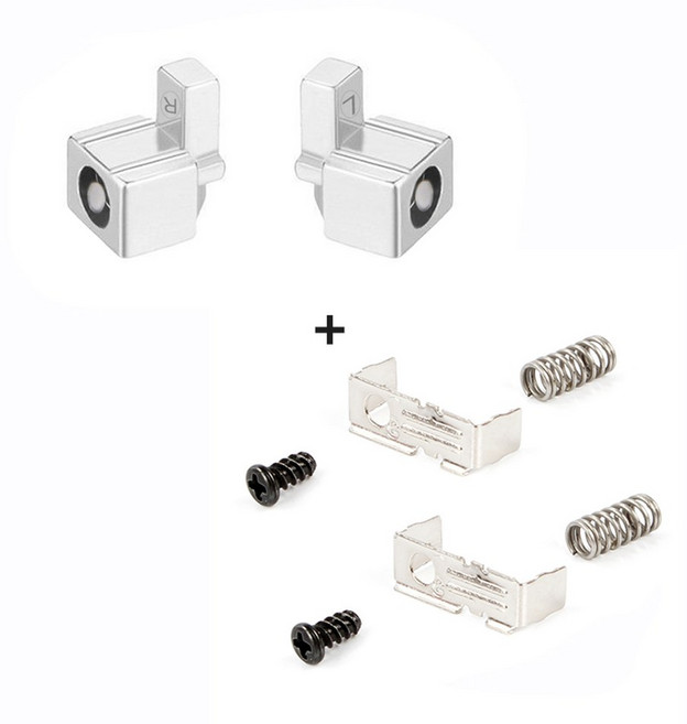 Switch JoyCon 금속 버클 수리 NS 래치 왼쪽 키트 오른쪽 호환 교체 도구 OLED, 4) silver and part, silver and part