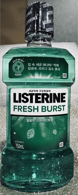 리스테린 후레쉬 버스트 구강청결제, 750ml, 1개