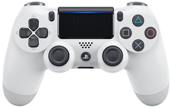 소니 PS4 듀얼쇼크4 무선 컨트롤러 글레이셔 화이트 CUH-ZCT2G, 1개