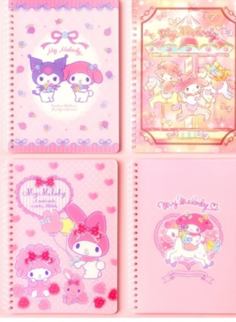 8000 마이 멜로디 스티커북 산리오 캐릭터 쿠로미 일러스트 데코 인스 마테 보관 컬렉션북 다꾸 폴꾸 탑꾸, 랜덤