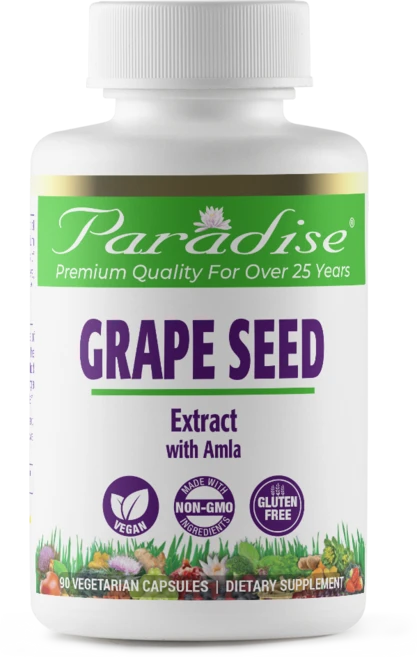 파라다이스허브즈 액티빈 그레이프 씨드 추출물 베지테리안 캡슐, 1개, 90정 - 쿠팡