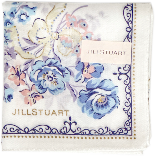 질스튜어트 쁘띠스카프 손수건 리본블룸 3종 예쁜 플라워 꽃무늬 고급 명품손수건 일본백화점 국내배송 당일발송 무료포장 선물