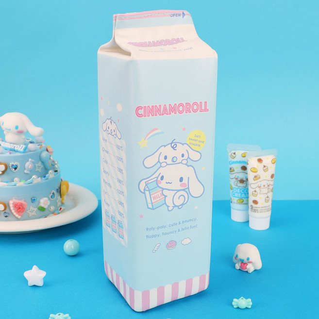 산리오 자석으로 여닫는 파우치 소지품파우치 우유팩 사각파우치