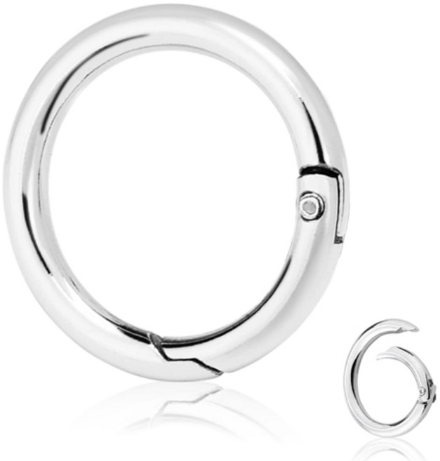 오픈형 오링 13mm, 실버, 20개