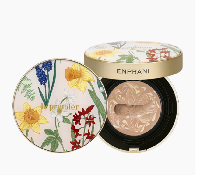 엔프라니 르 프리미어 에센스 드롭 커버 팩트 21호(본품1 리필1) 23호(본품1 리필1) / SPF 50+ PA+++/ 미백 주름개선 자외선차단, 23호내추럴베이지(본품1개+리필1개), 1개