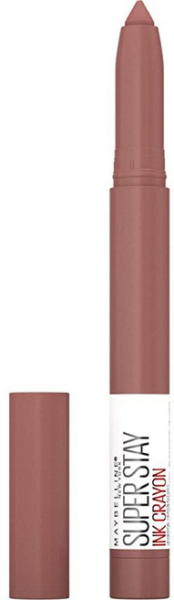메이블린뉴욕 Maybelline 메이블린 Super Stay Ink 크레용 립스틱 메이크업 정밀 팁 매트 립 내장 샤프너 8시 지속 리드 더 웨이 핑크 베이지 1개입 18851, 10 용기를 믿으세요, 10 용기를 믿으세요