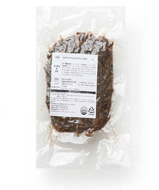 아워홈 견과류 멸치볶음, 1개, 1kg