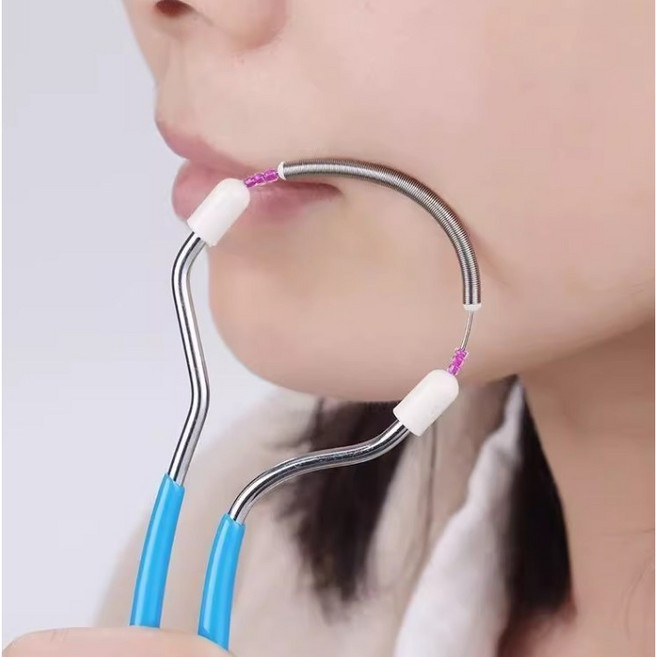 소라네상점 스프링 잔털 얼굴 솜털 제거기 실면도 2개