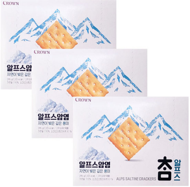 참크래커 참 알프스, 295g, 3개